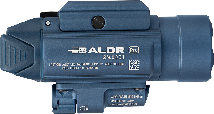 Ліхтар Olight Baldr Pro Midnight Blue з зеленим ЛЦВ - фото 4