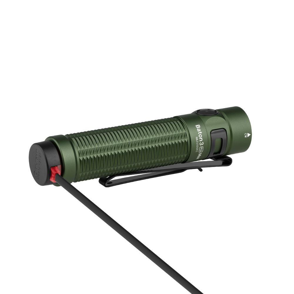 Ліхтар Olight Baton 3 Pro Max OD Green - фото 4
