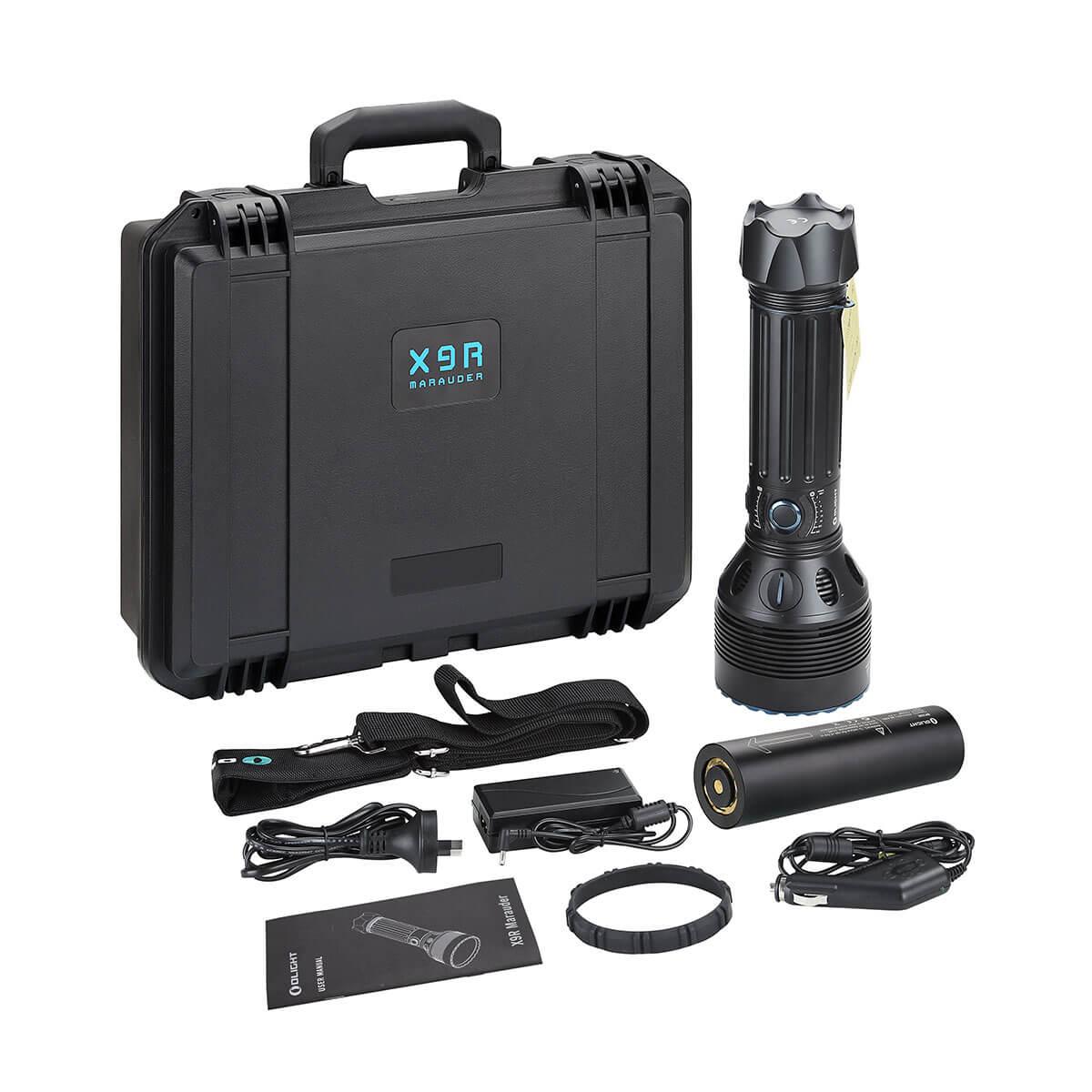 Ліхтар пошуковий Olight X9R Marauder OD Green - фото 8