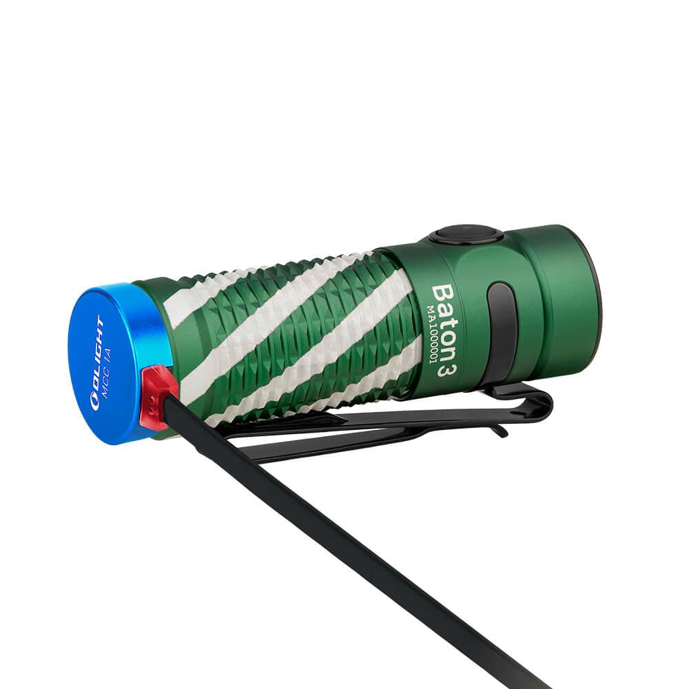 Ліхтар Olight Baton 3 Christmas green - фото 4