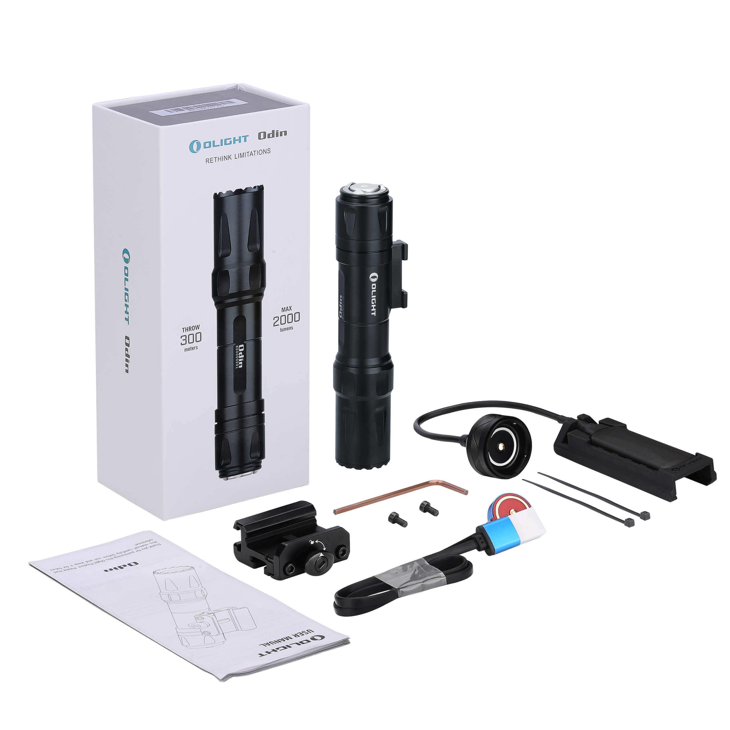 Ліхтар Olight Odin (2000 люмен, Picatinny) - фото 14