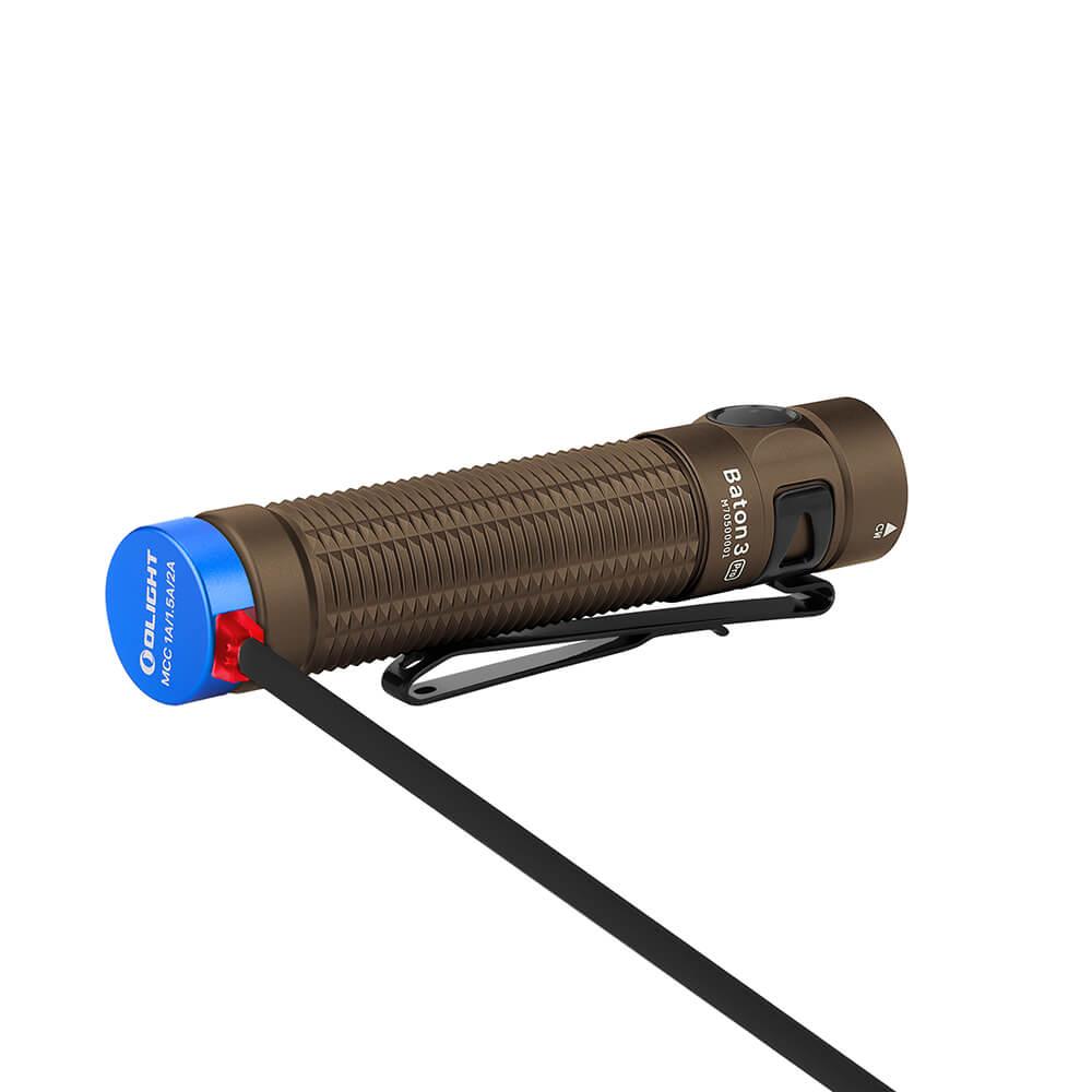Ліхтар Olight Baton 3 Pro Desert Tan - фото 5