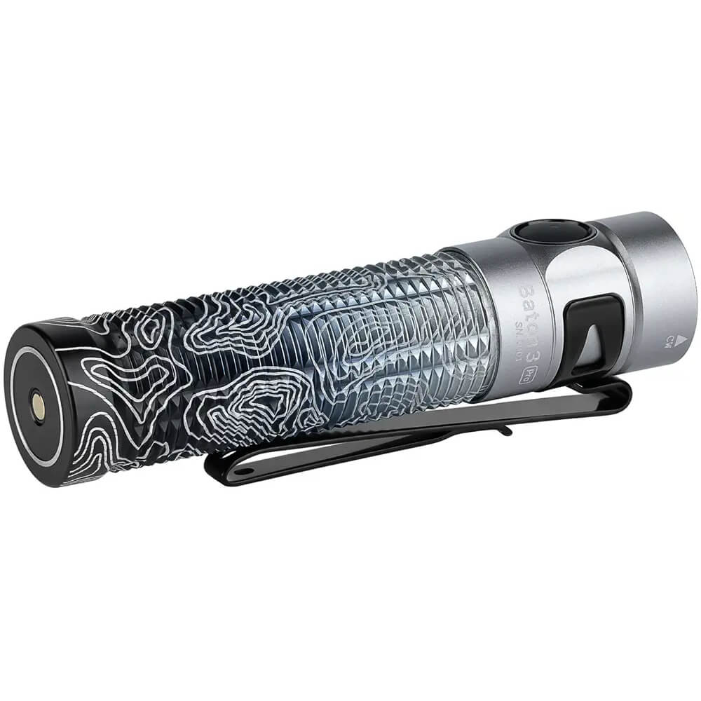Ліхтар Olight Baton 3 Pro Silver ridge - фото 2