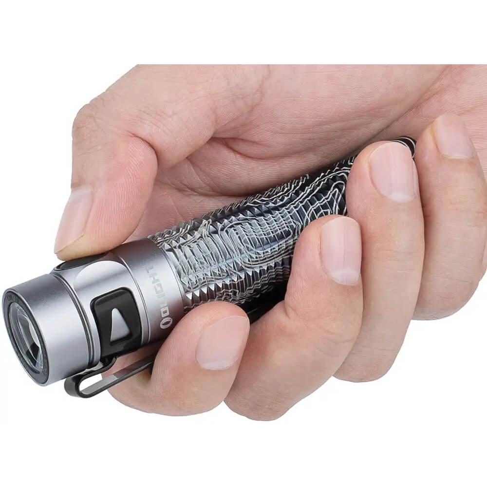 Ліхтар Olight Baton 3 Pro Silver ridge - фото 5