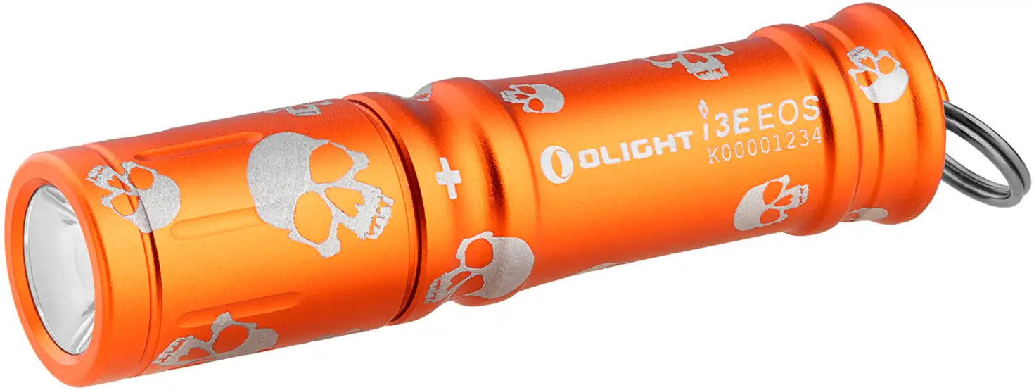 Ліхтар-брелок Olight I3E EOS Orange Skull 2370.43.90 - фото 1