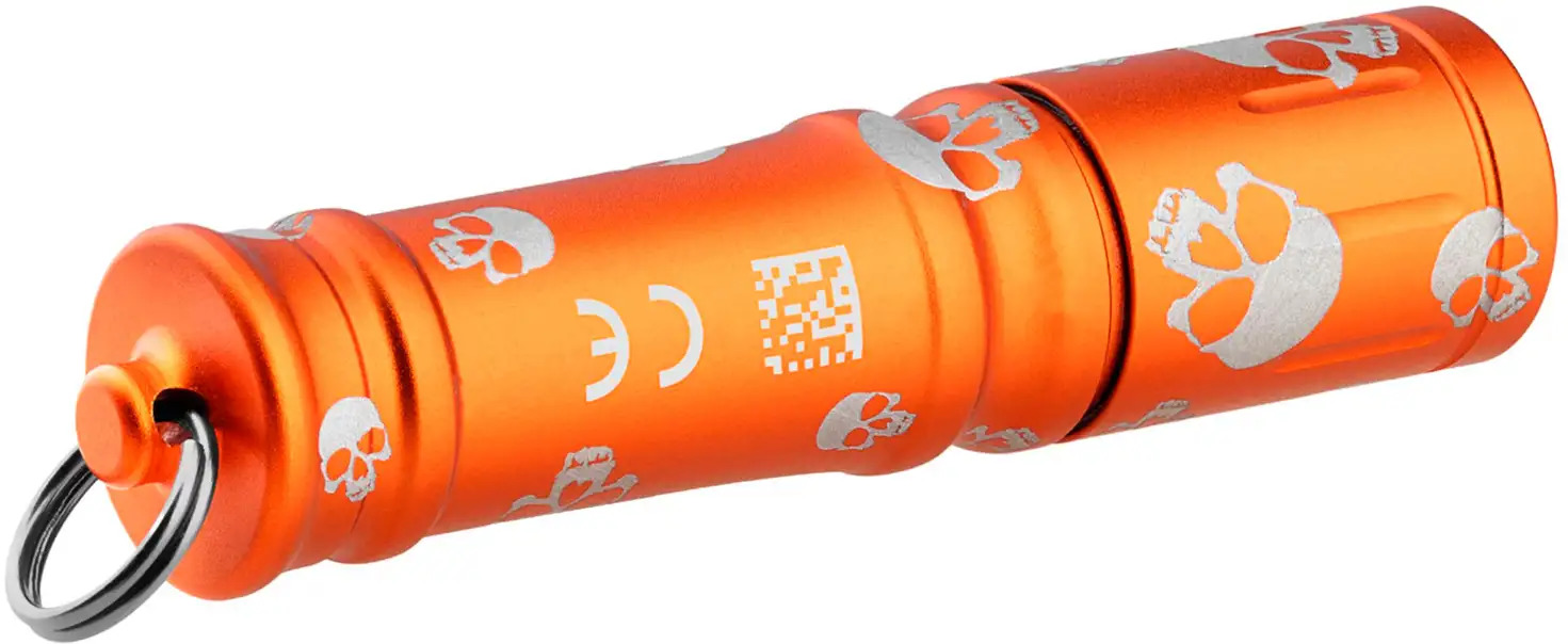 Ліхтар-брелок Olight I3E EOS Orange Skull 2370.43.90 - фото 3